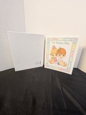 New Vintage Precious Moments Baby Record Memory Book Keepsake Photo Album in box